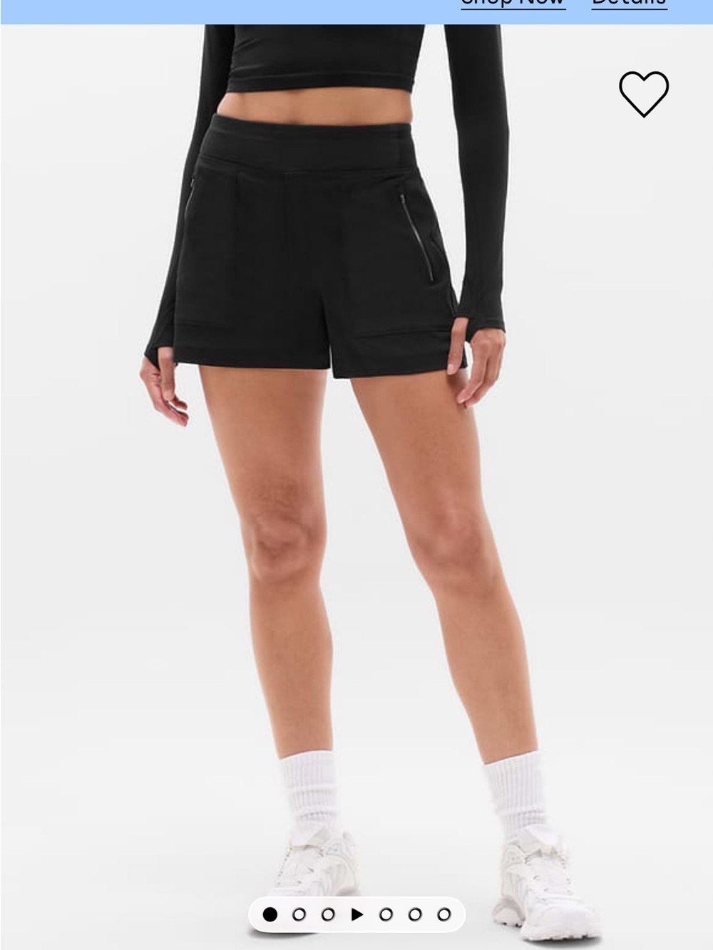 Athleta Trekkie North mid rise 3.5” shorts